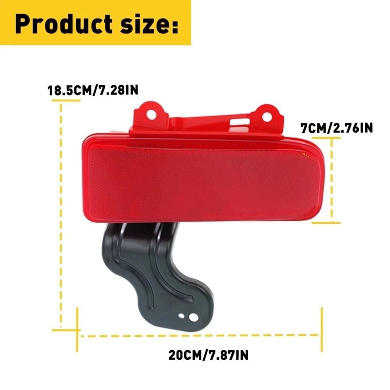 Left Right CRV Rear Bumper Reflector Light Cover Marker Pair 6