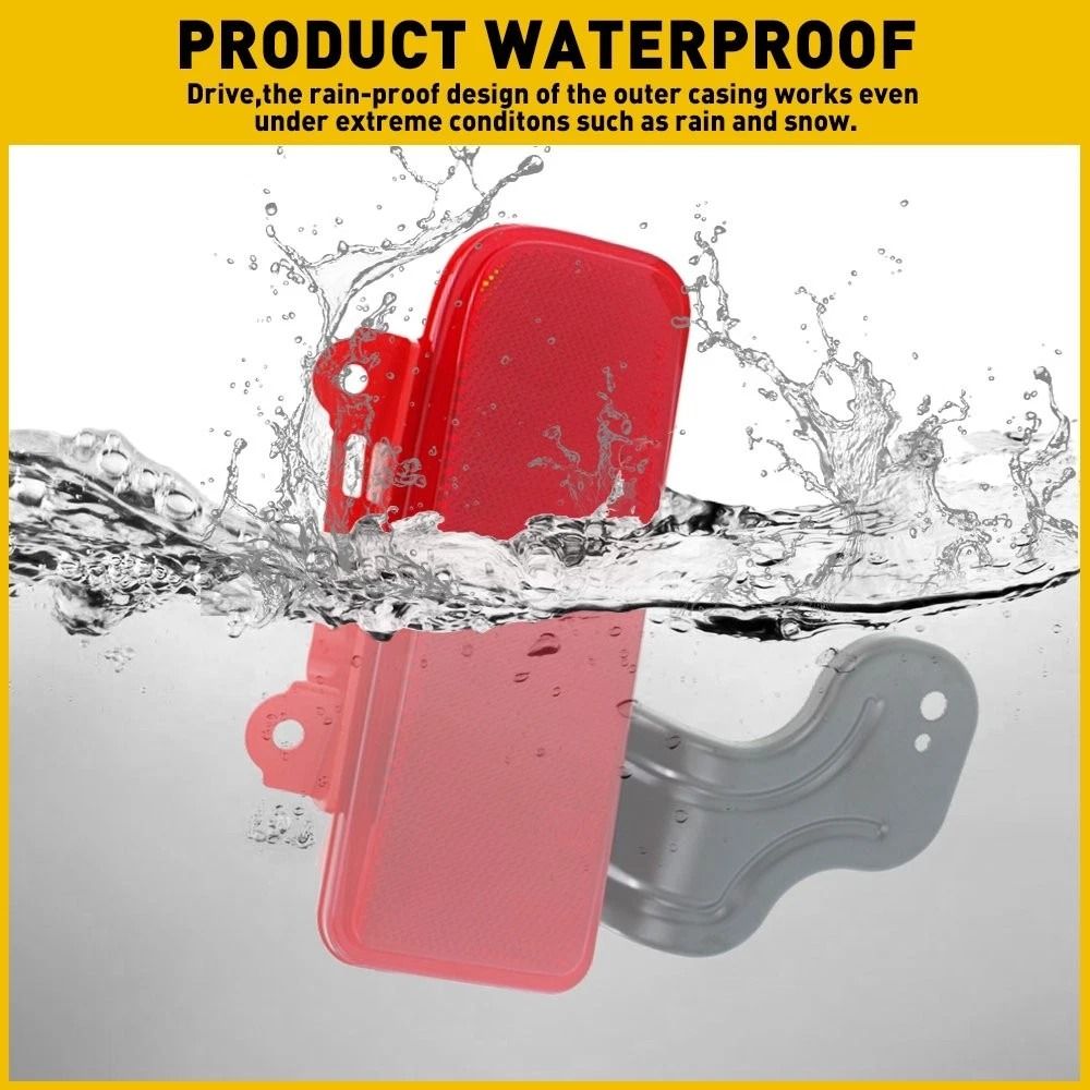 Left Right CRV Rear Bumper Reflector Light Cover Marker Pair 8