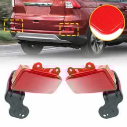 left right crv rear bumper reflector light cover marker pair