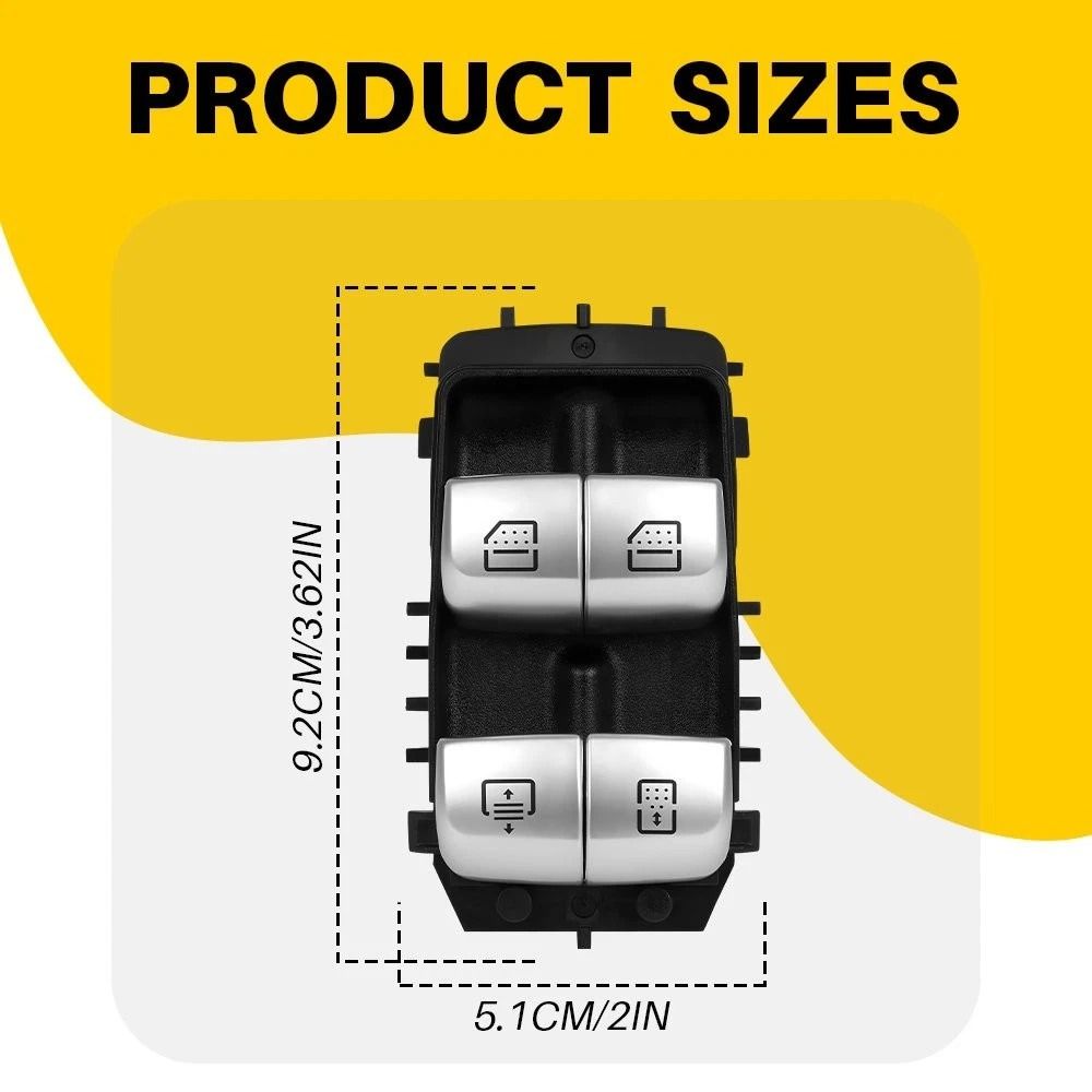 Durable Rear LeftRight Side Window Switch Ideal OEM Replacement 1
