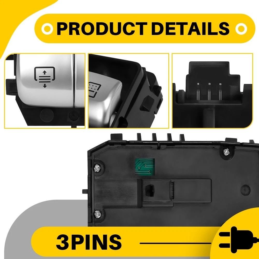 Durable Rear LeftRight Side Window Switch Ideal OEM Replacement 4