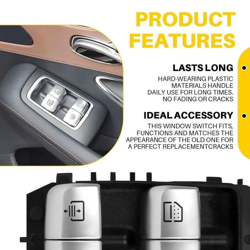 Durable Rear LeftRight Side Window Switch Ideal OEM Replacement 8