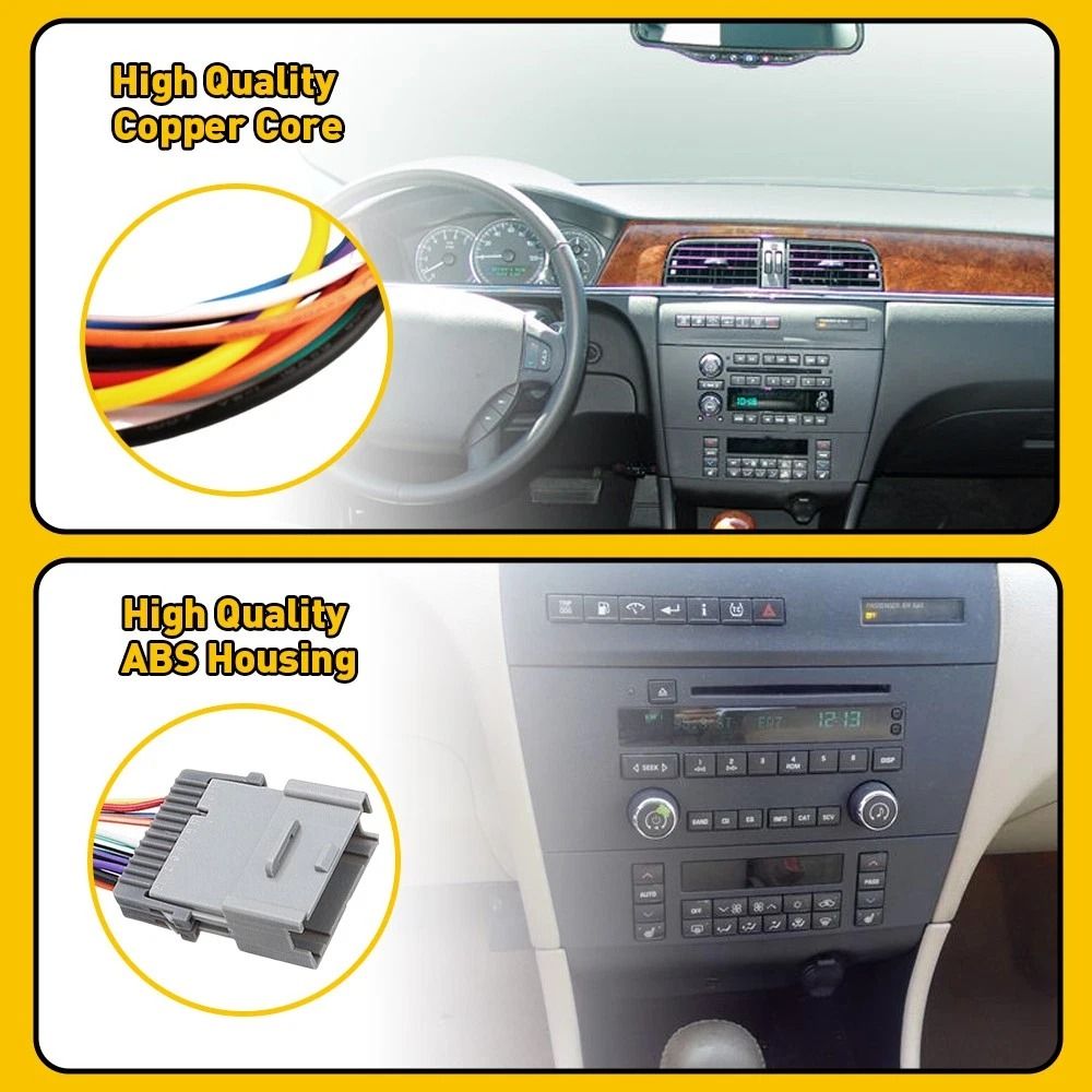 Car Radio Stereo Install Harness Cable Adapter Easy Installation And Durable Performance 5