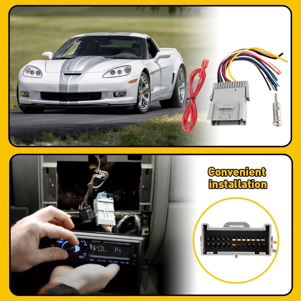 Car Radio Stereo Install Harness Cable Adapter Easy Installation And Durable Performance 6