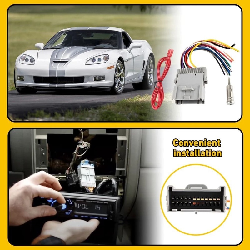 Car Radio Stereo Install Harness Cable Adapter Easy Installation And Durable Performance 6