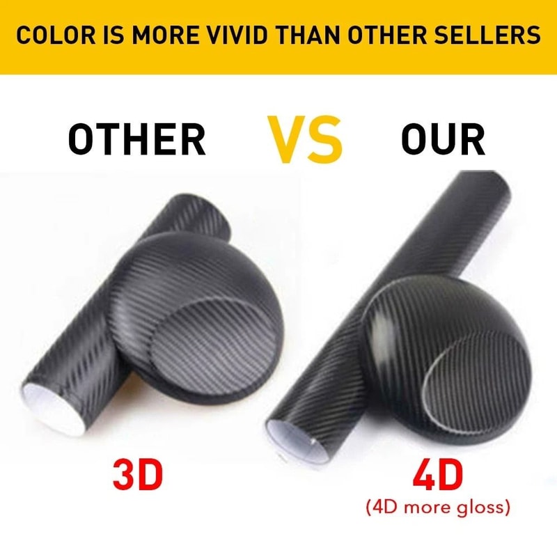 Carbon Fiber Door Sill Protector Rear Bumper Cover AntiScratch Step Plate 6