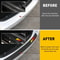 Carbon Fiber Door Sill Protector Rear Bumper Cover AntiScratch Step Plate 7