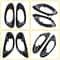 HighQuality Interior Door Handle Trim Bezel Set Front Black Direct Fit Easy Installation For Vehicl 3