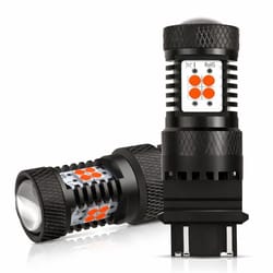 led stop tail brake light bulbs, pure red, wide voltage, aluminum alloy