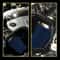 Long Performance BLUE Truck High Flow Cold Air Intake Cone Dry Filter Universal Fit 11