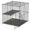 Cat Kennel Playpen Heavy Duty Cage For Cats And Small Pets Secure 2 Doors Ladder Perfect For Kitten