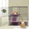 Cat Kennel Playpen Heavy Duty Cage For Cats And Small Pets Secure 2 Doors Ladder Perfect For Kitten