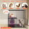 Cat Kennel Playpen Heavy Duty Cage For Cats And Small Pets Secure 2 Doors Ladder Perfect For Kitten