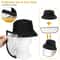 Transparent Protection Hat Anti Spitting Saliva Splash Face Cover Unisex UV Shield Cap For Outdoor