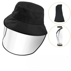 transparent protection hat, anti spitting saliva splash face cover, unisex uv shield cap for outdoor activities