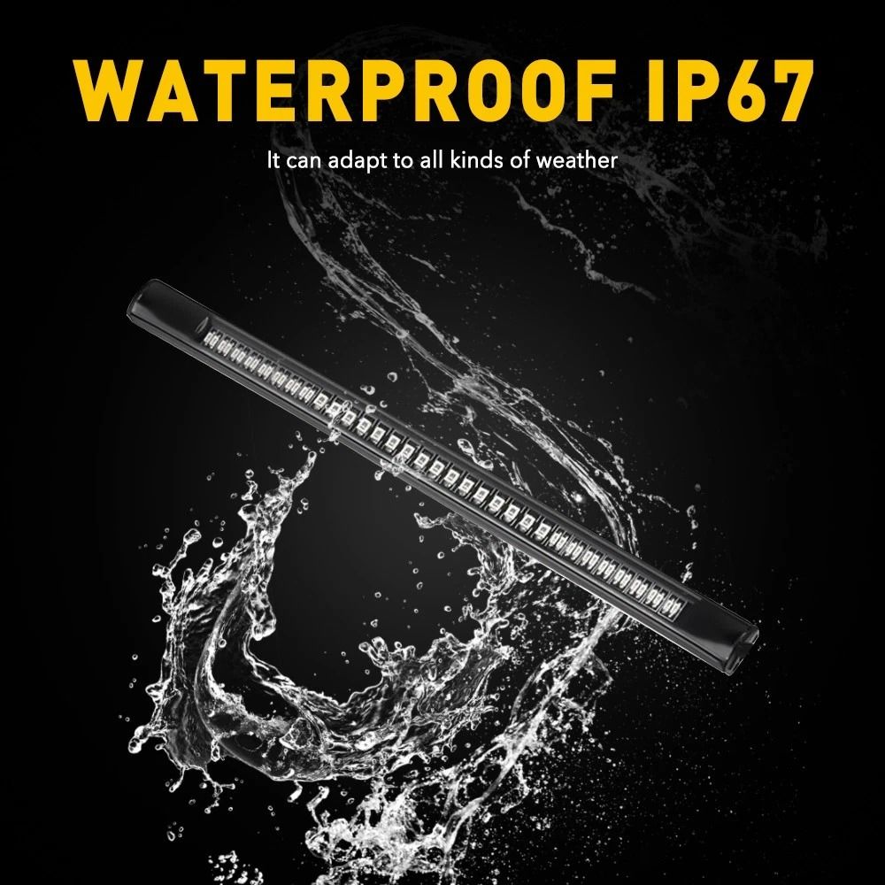 Flexible Turn Signal Light LED Tail Brake Stop Indicator For Easy Installation 2