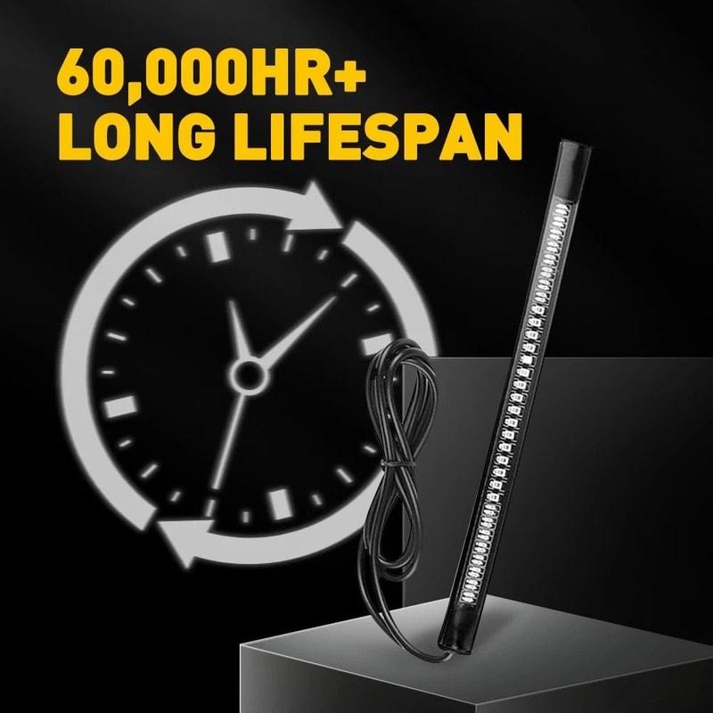 Flexible Turn Signal Light LED Tail Brake Stop Indicator For Easy Installation 3