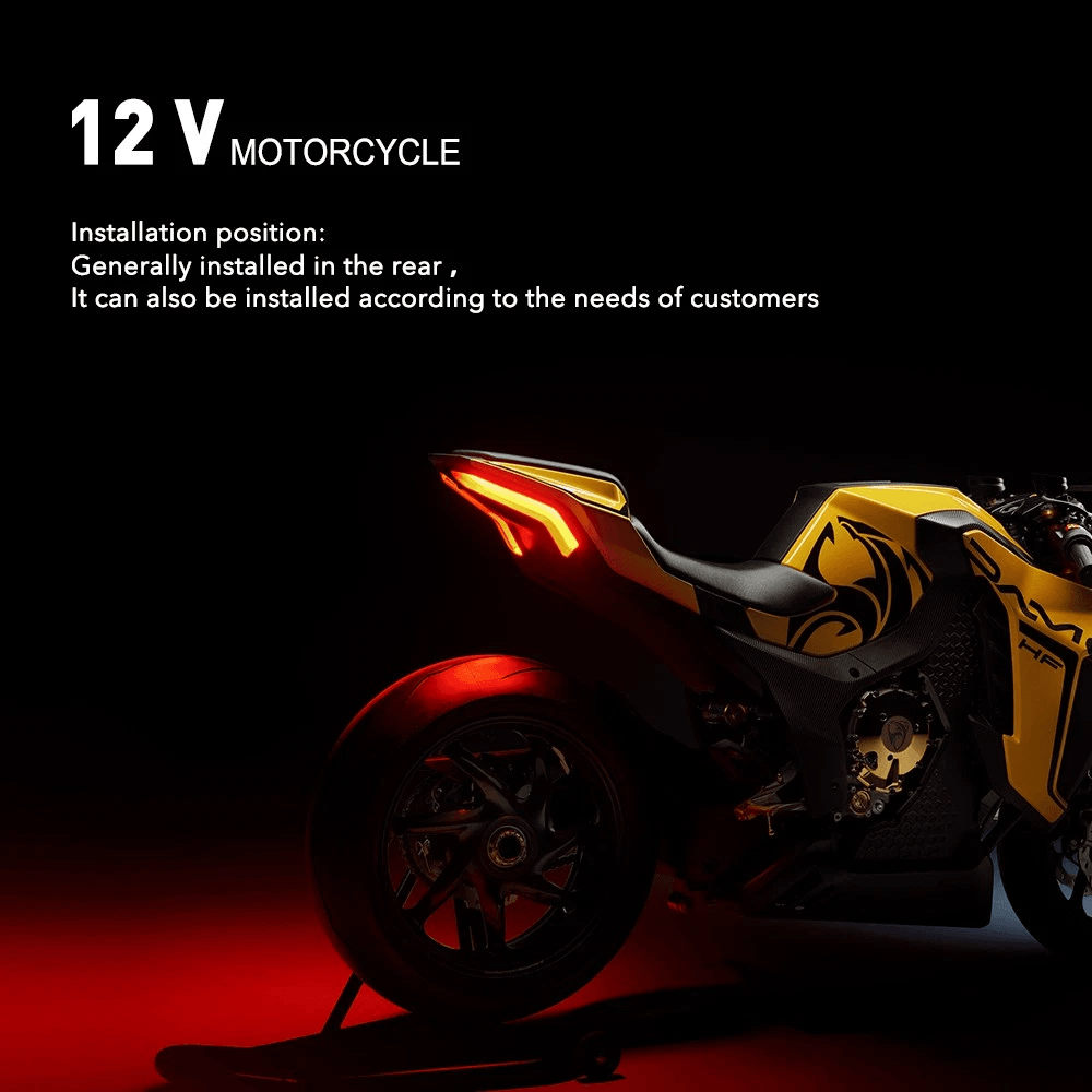 Flexible Turn Signal Light LED Tail Brake Stop Indicator For Easy Installation 10