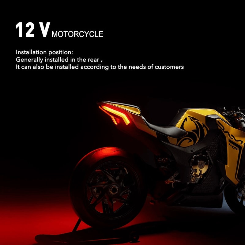 Flexible Turn Signal Light LED Tail Brake Stop Indicator For Easy Installation 10