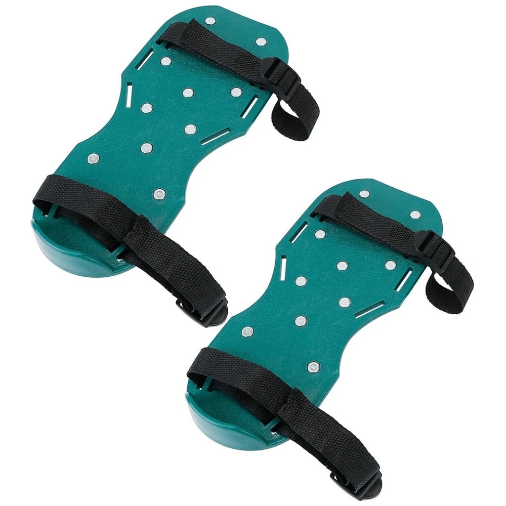 Lawn Aerator Shoes For Grass Loosen Soil Improve Root Growth Durable Adjustable Aeration Shoes Ide 1