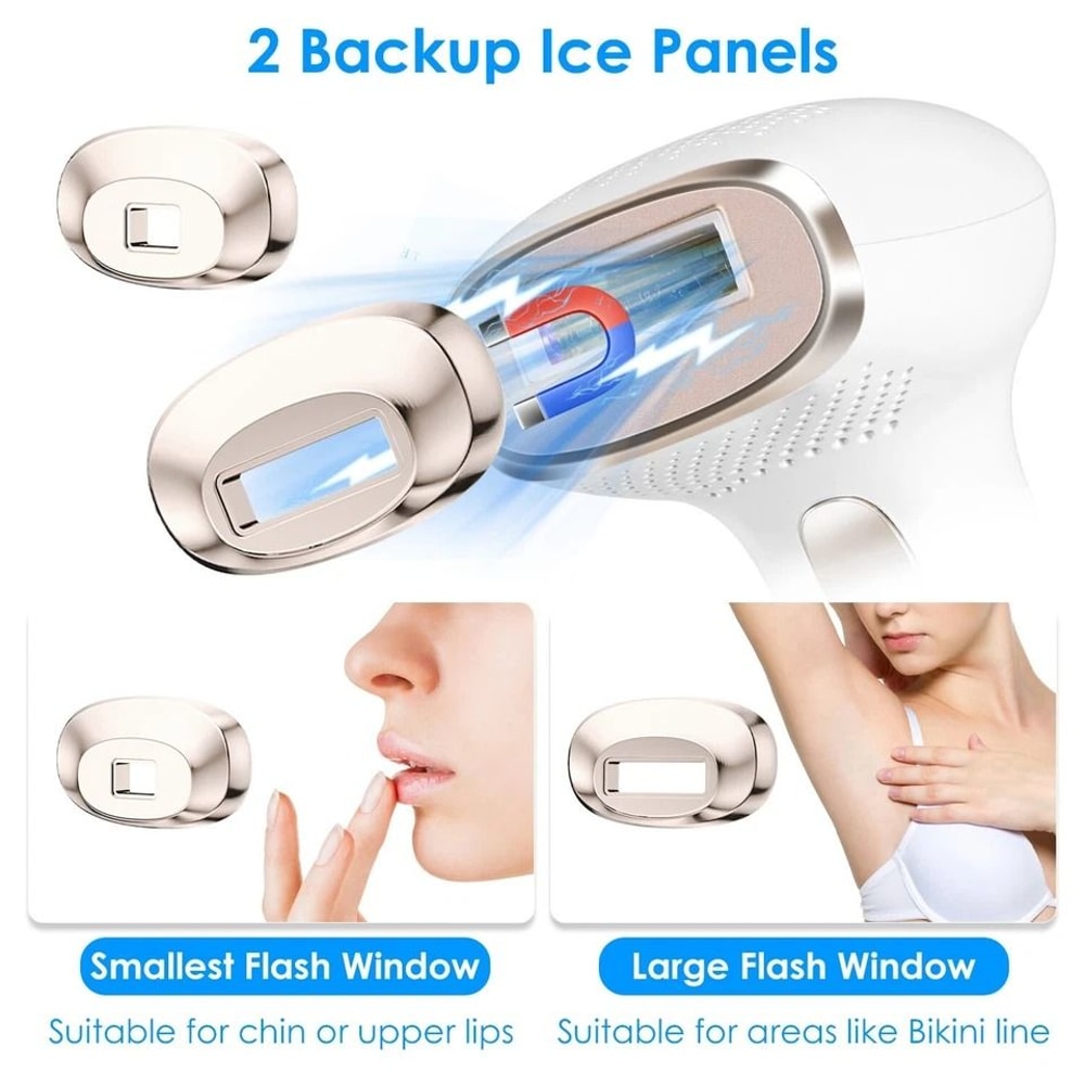 Permanent Hair Removal Ice Cooling IPL Device AtHome Hair Removal For Armpits Legs Bikini Line 9