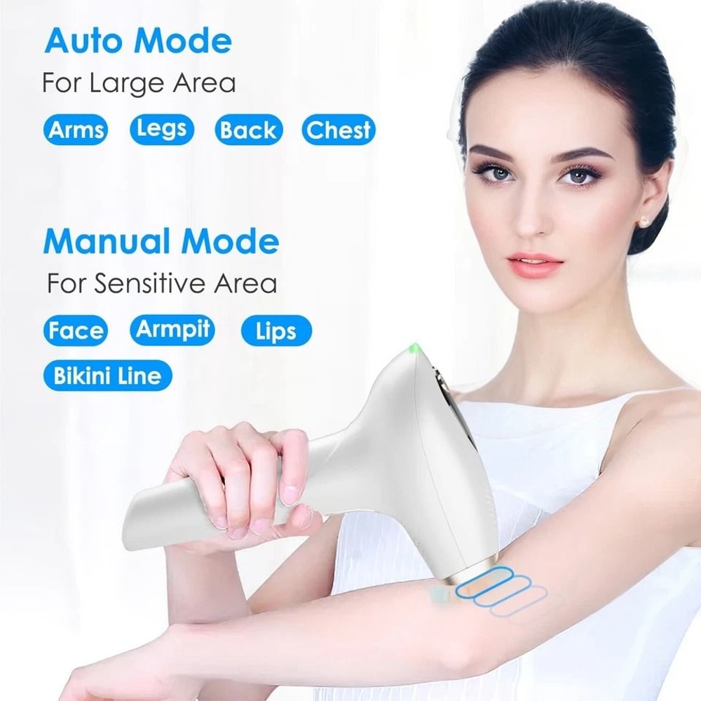 Permanent Hair Removal Ice Cooling IPL Device AtHome Hair Removal For Armpits Legs Bikini Line 4
