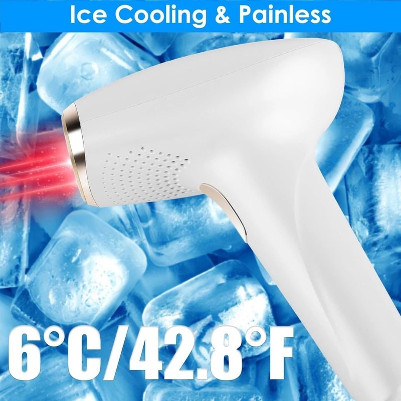 Permanent Hair Removal Ice Cooling IPL Device AtHome Hair Removal For Armpits Legs Bikini Line 6