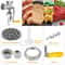Manual Meat Grinder Mincer Sausage Maker Pasta Filler Machine Handheld Grinding Tabletop Tool 7