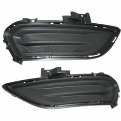 durable driver & passenger side fog lamp covers, perfect fit, long-lasting protection