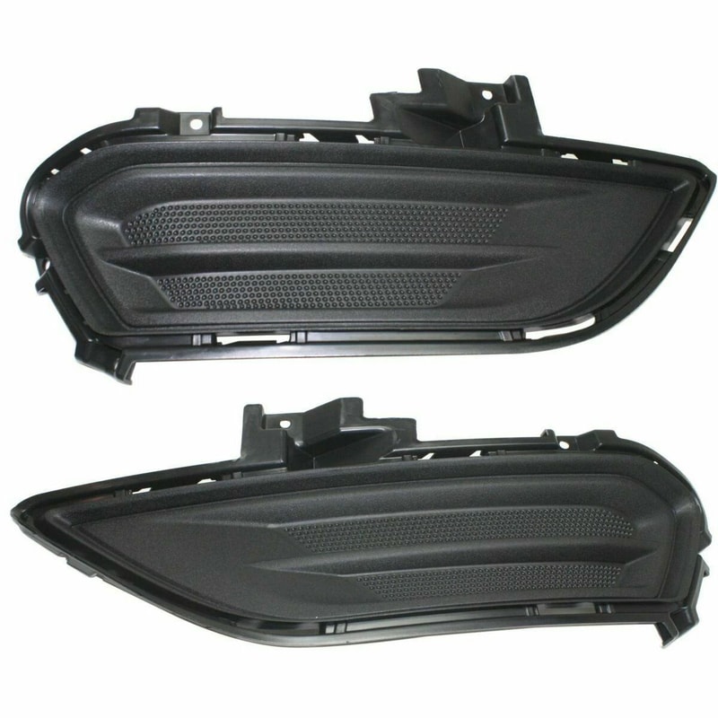 Durable Driver Passenger Side Fog Lamp Covers Perfect Fit LongLasting Protection 0