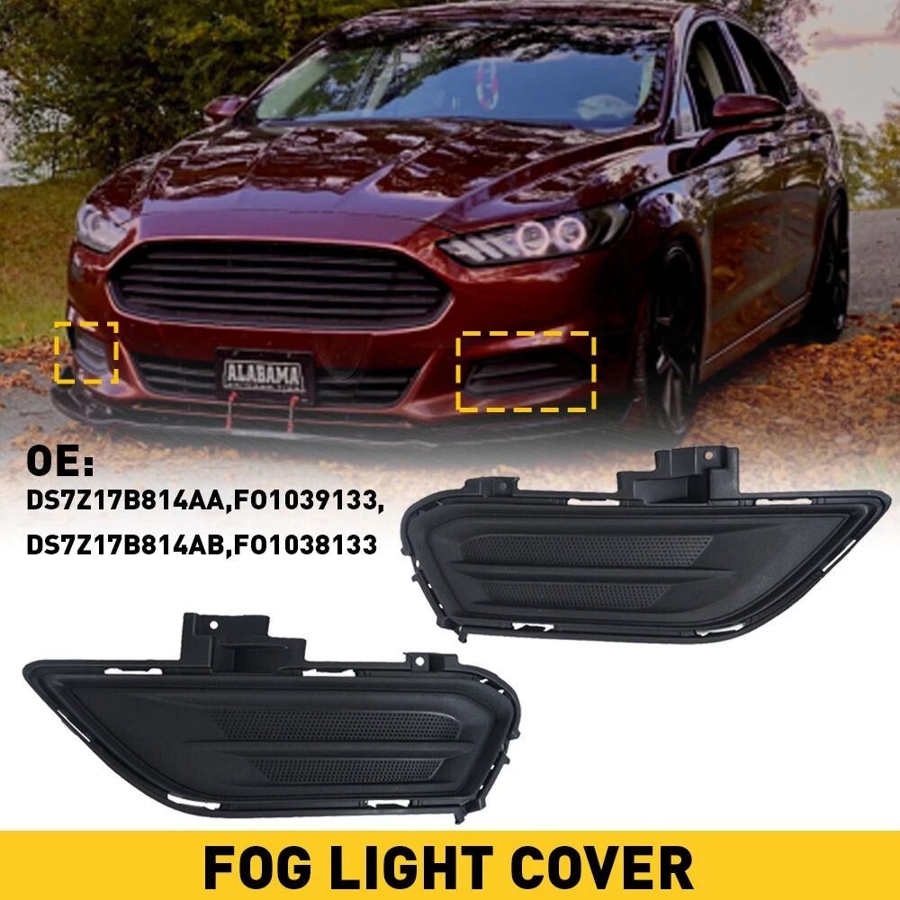Durable Driver Passenger Side Fog Lamp Covers Perfect Fit LongLasting Protection 6