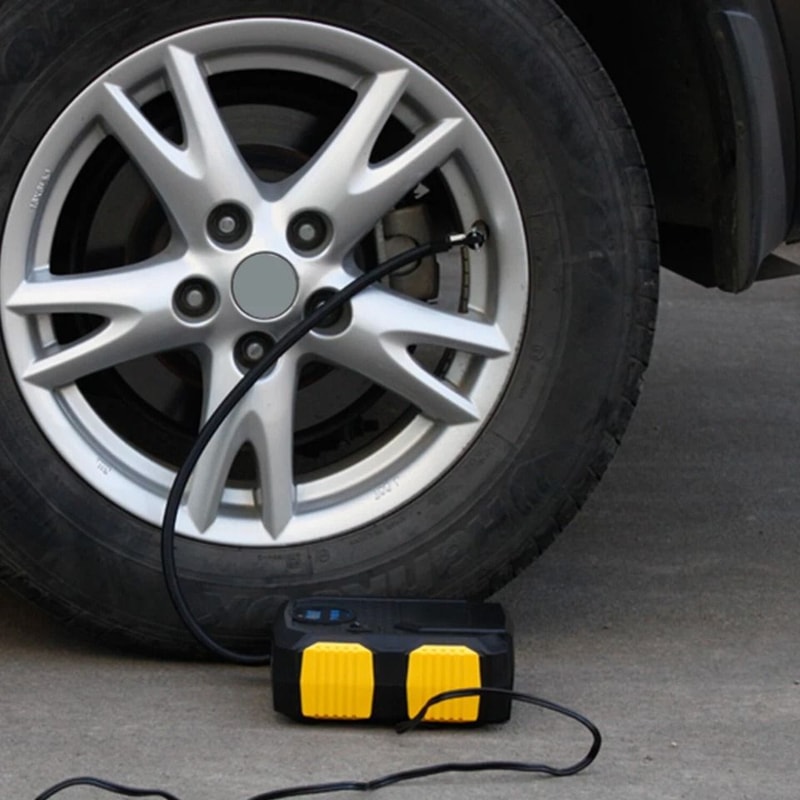Tire Inflator Portable Car Air Pump Compressor Electric LED Display Auto Shut Off Fast Inflation 7