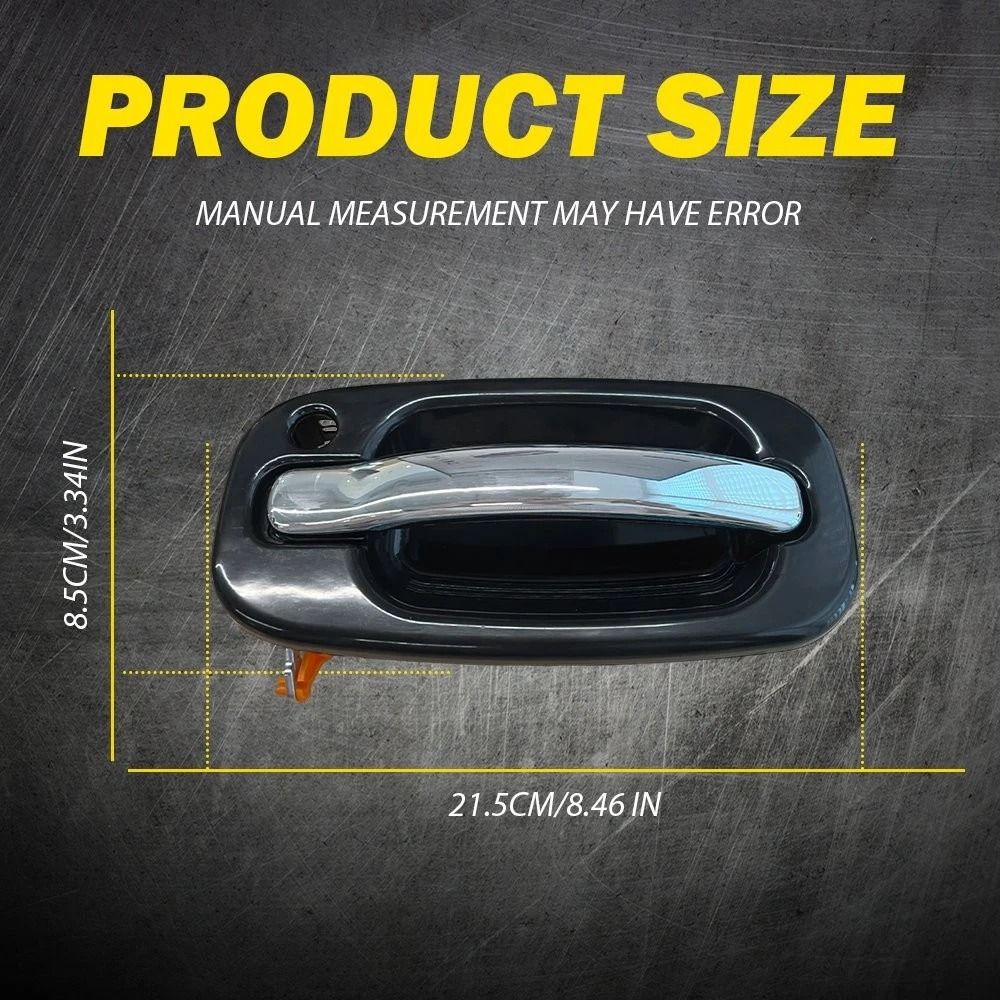 Durable Front Rear Outside Door Handles Set Simple Installation Quality Replacement Parts 2