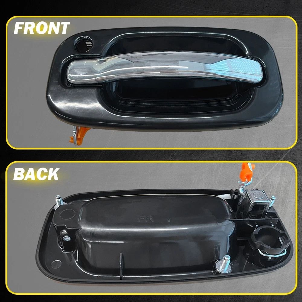 Durable Front Rear Outside Door Handles Set Simple Installation Quality Replacement Parts 3