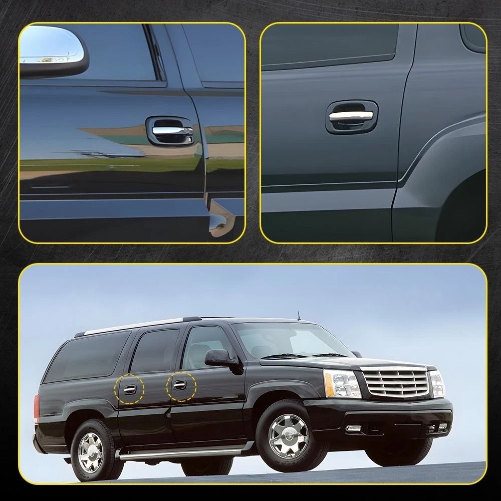 Durable Front Rear Outside Door Handles Set Simple Installation Quality Replacement Parts 8