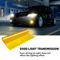 Golden Yellow Vinyl Wrap Gloss Headlight Tint Film Taillight Fog Light Film 4