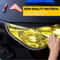 Golden Yellow Vinyl Wrap Gloss Headlight Tint Film Taillight Fog Light Film 5