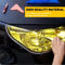 Golden Yellow Vinyl Wrap Gloss Headlight Tint Film Taillight Fog Light Film 5