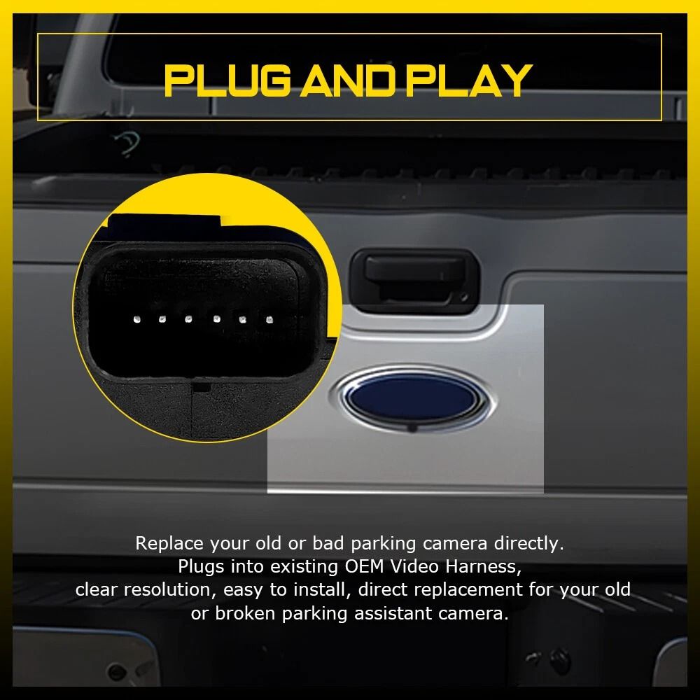 Factory Car Rear View Backup Camera Super Duty OEM Plug Play HighDefinition Clarity For Safe Rever