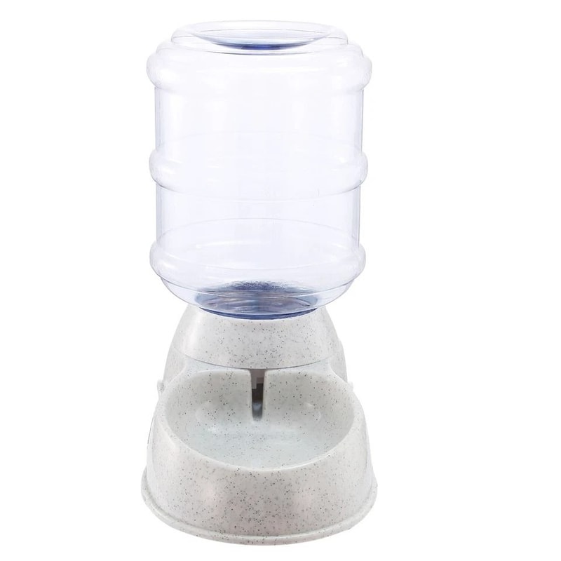 Automatic Gravity Pet Water Dispenser Waterer Feeder For Cats And Dogs SelfRefilling Fountain 1