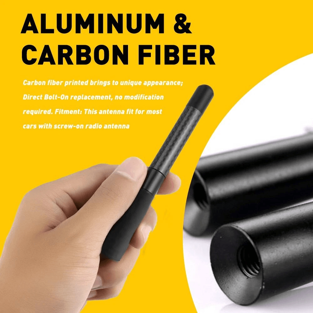 Universal Fit Carbon Fiber Antenna Perfect Replacement For Your Car 6