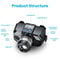 Motion Sensor Activated LED Headlamp Adjustable And Waterproof Lighting Modes Zoom Function 11