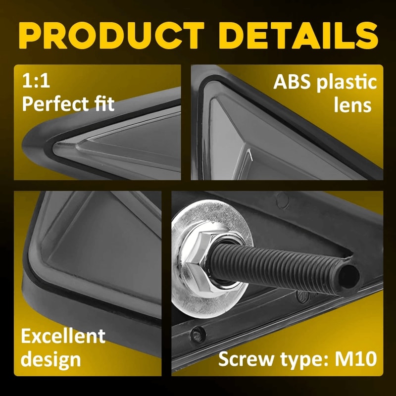 High Brightness LED Flush Mount Turn Signal Lights Waterproof Easy Installation For Motorcycles 0