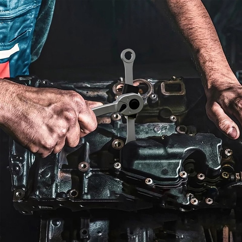 Drive Wrench Extender Adapter Universal Extension Tool Carbon Steel Portable Wrench Tool For Tighte 3