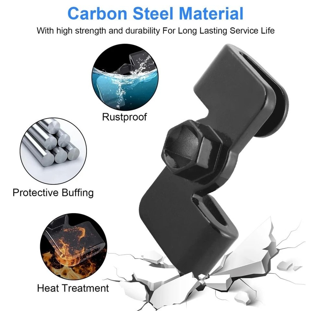 Drive Wrench Extender Adapter Universal Extension Tool Carbon Steel Portable Wrench Tool For Tighte 6