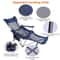 Heavy Duty Steel Camping Lounge Chair Foldable With Reclining Backrest Load Capacity 3