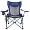 Heavy Duty Steel Camping Lounge Chair Foldable With Reclining Backrest Load Capacity 2