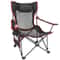 Heavy Duty Steel Camping Lounge Chair Foldable With Reclining Backrest Load Capacity 6