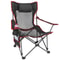 Heavy Duty Steel Camping Lounge Chair Foldable With Reclining Backrest Load Capacity 6