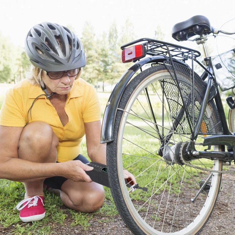 Car Air Pump Compressor LCD Tire Inflator Electric Portable Auto 150PSI Tire Pump With Intelligent 1